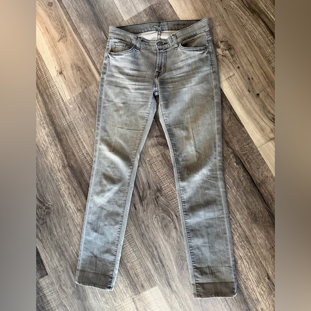 7 For All Mankind Gray Jeans